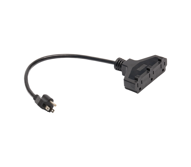 JT-3/FY-3+JT-3ZA 15A 125V Enchufe de tres clavijas estándar de EE. UU. con enchufe de tres orificios estilo escoba