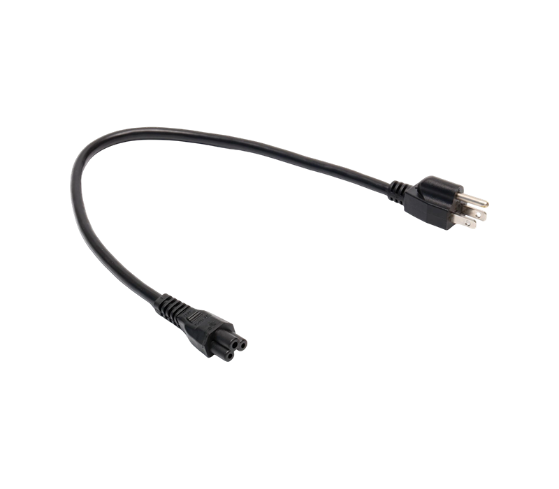 Enchufe estándar estadounidense de tres clavijas JT-3/FY-3+JT-ST2B/ST2B 15A de 125 V con conector IEC C5