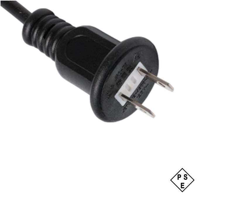 Cable de extensión de enchufe y toma impermeable de 2 clavijas estilo japonés JF2-7B/12B/15B+ JZF2-7/12/15 15A 125V