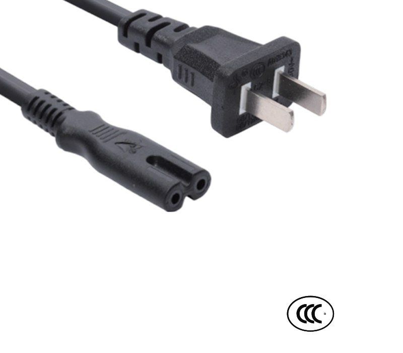 Enchufe estándar chino de dos clavijas C2-6/10+ST2 de 10 A y 250 V con conector IEC C7