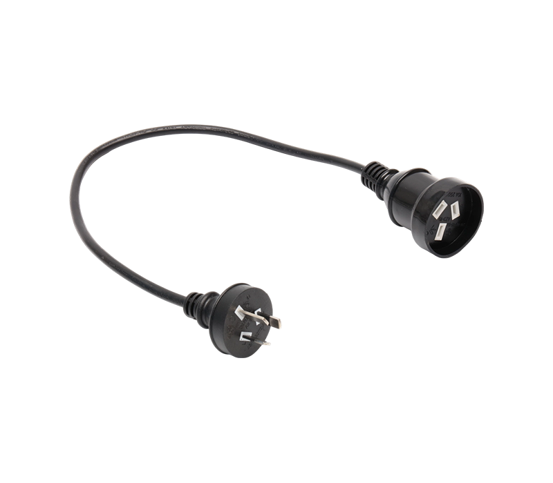 A3-7/10+AZ3-10 Cable de extensión de enchufe hembra australiano de tres clavijas de 10 A y 250 V