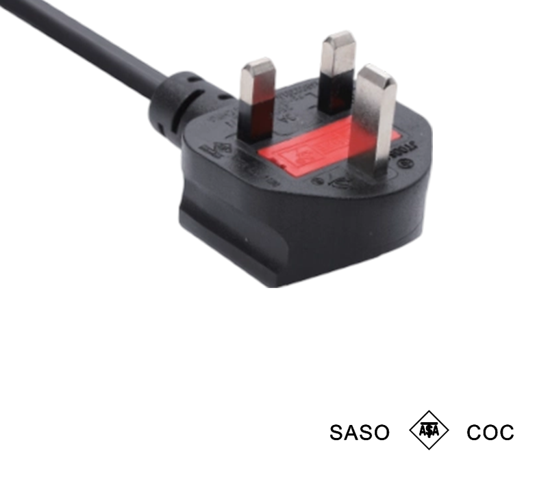 Enchufe británico de tres clavijas con fusible JT006A 13A de 250 V