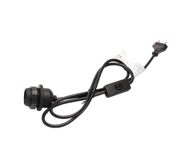 Tira de luz LED RGB con enchufe de dos clavijas de estilo europeo (2,5 A) e interruptor